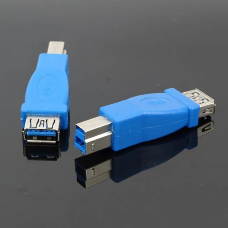 Кабель переходник ult best для принтера USB 3 0 A мама B папа USB3.0 конвертер сканера синий