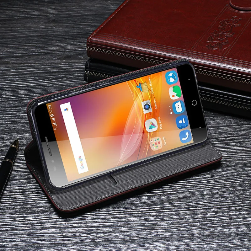 Роскошный чехол-книжка в стиле ретро для ZTE Blade A610 кожаный чехол с подставкой