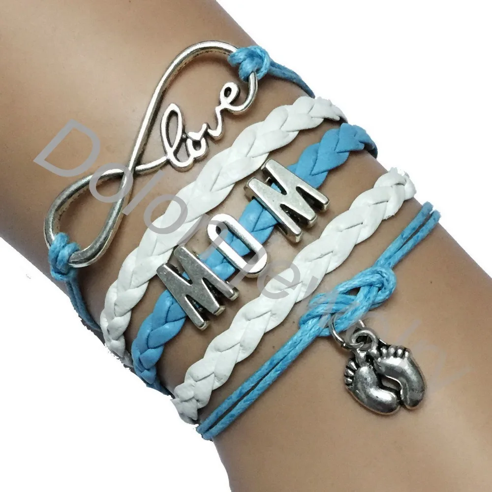 Изготовленный На Заказ Бесконечная любовь мамы браслет с Детские средства ухода