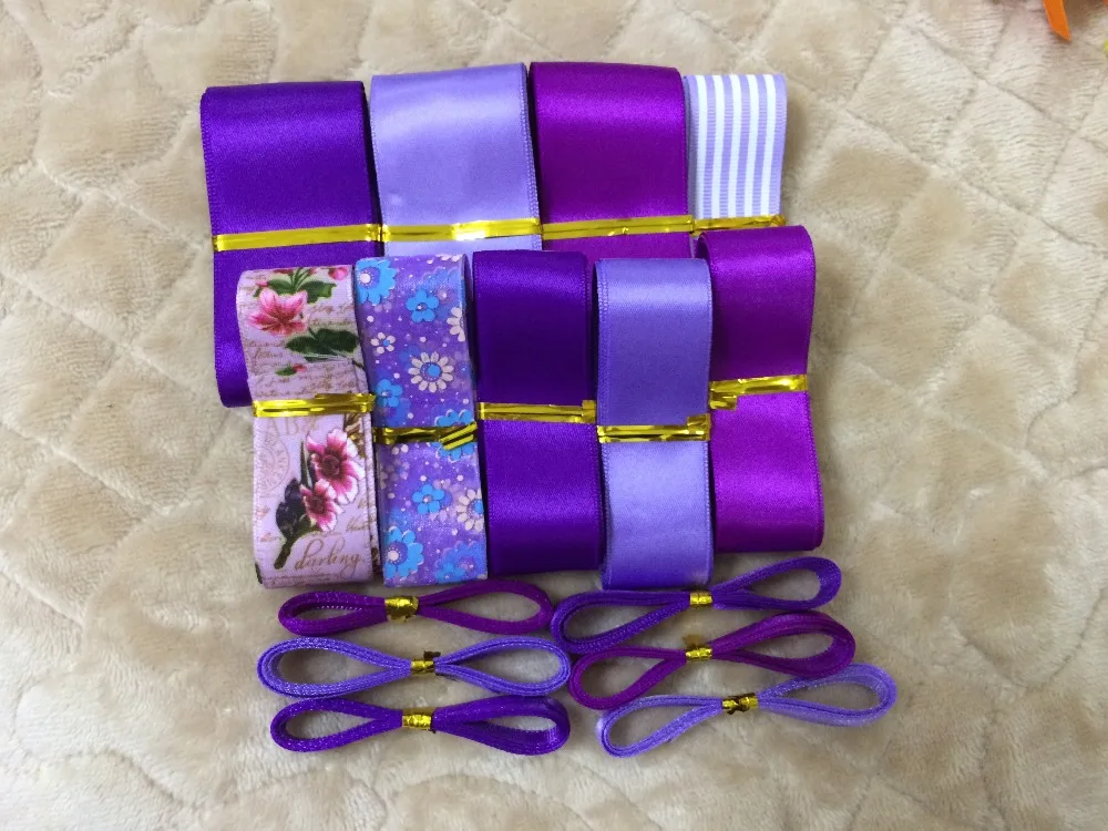 Набор атласных лент 15 метров лента из органзы швейные ленты сделай сам для бантов