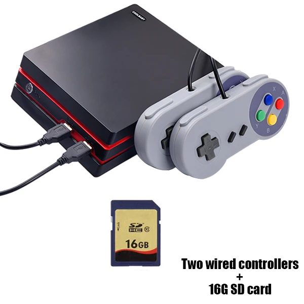 2 wired-card Coolbaby самый, HDMI/AV видео игровой консоли 64 бит Поддержка 4K Выход Ретро 600 классический Семья видеоигры чехол для телефона в виде ретро-игровой консоли - Цвет: 2 wired-card