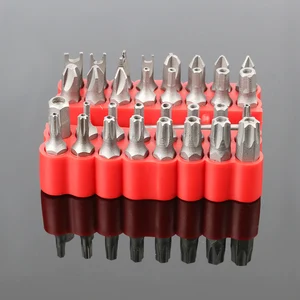 HOEN Security Tamper Proof Bit Set 33pc Torq Torx Шестигранная звездочная гаечная отвертка с тремя крыльями с магнитным удлинительным держателем