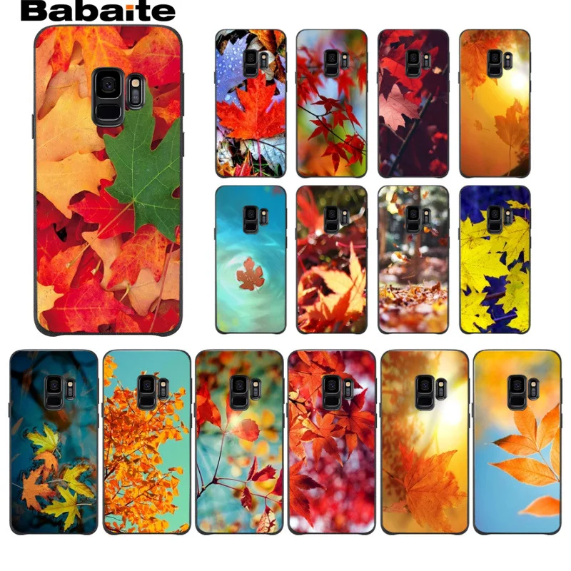 Осенний силиконовый чехол для телефона Samsung Galaxy s9 s8 plus note 8 note9 s7 s6edge funda Babaite |