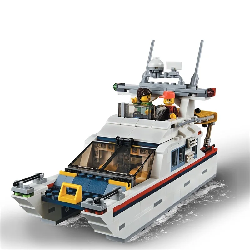 3117 792 шт. отпуск бегства Camper летние домашние архитектор 3 в 1 Building Block Совместимость