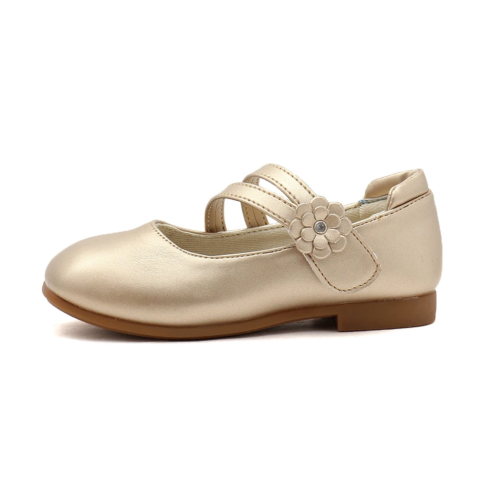CUZULLAA Kids Causal Shoes For Girls Flower Hook &amp Loop Flat Children Princess Fashion Sneakers Size 26-36 | Детская одежда и