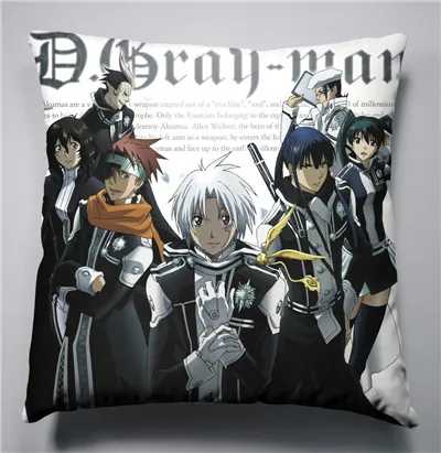 Аниме Манга D. Gray-man 40x40 см Наволочка Чехол сиденье постельные принадлежности Подушка 002 - Цвет: Розовый
