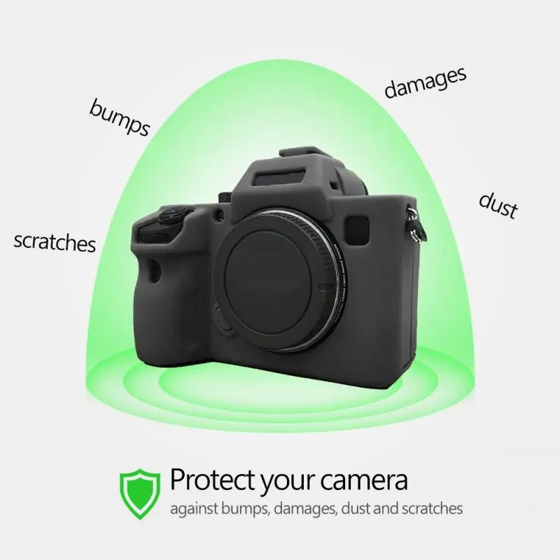 Мягкий силиконовый чехол для камеры защитный аксессуар Sony A7 III A7R3 Mark III|Сумки