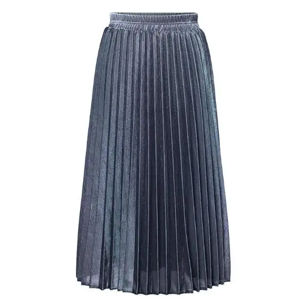 Модная новинка 2019 повседневная женская бархатная юбка с высокой талией