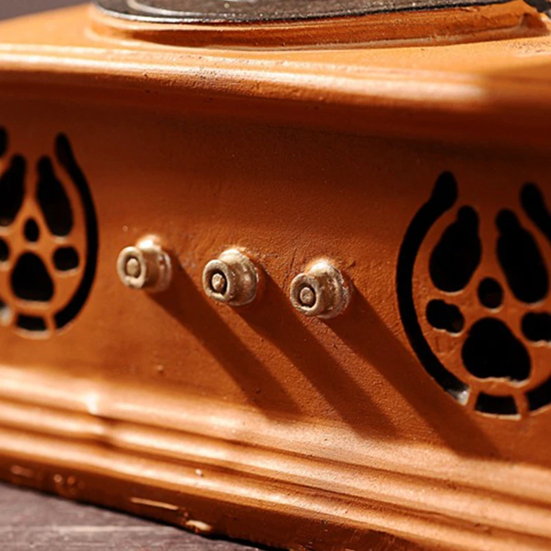 Винтажный Ретро фонограф модель украшения мебель Смола Музыка миниатюрные