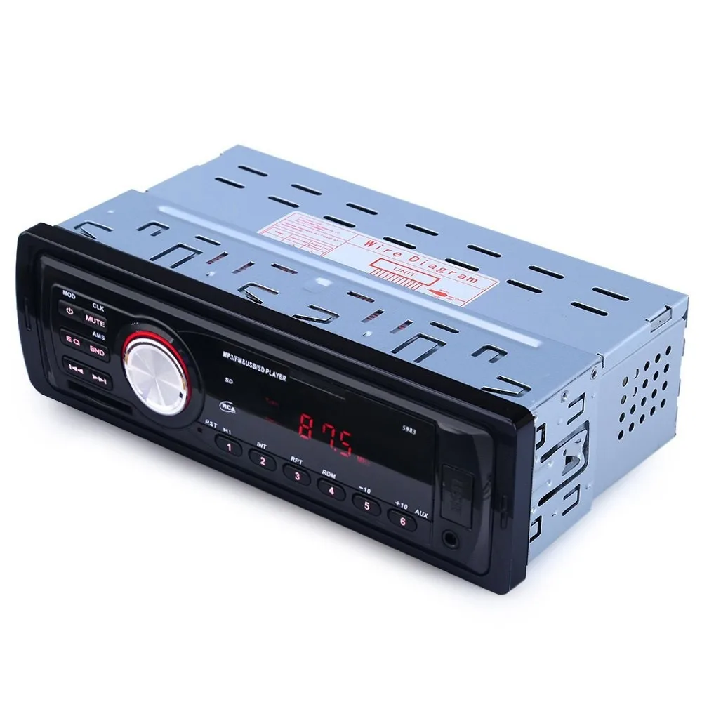 12 В автомобиля Радио аудио плеер стерео MP3 fm передатчик Поддержка FM USB/SD/MMC