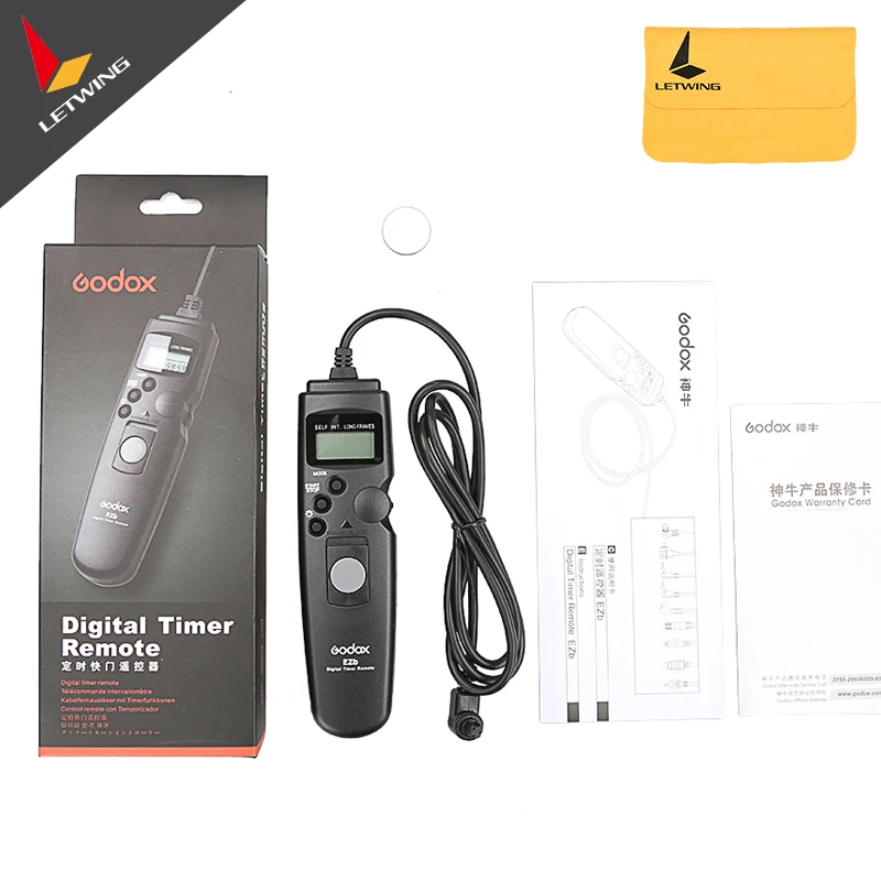 Godox EZB C3 таймер дистанционного спуска затвора для Canon EOS 5D 7D 50D 1D Mark II 1Ds III|remote control