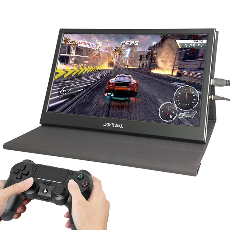 Портативный компьютерный игровой монитор с сенсорным экраном 13 3 дюйма 2K ПК HDMI PS3