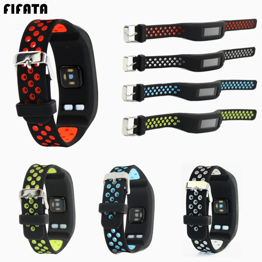 

FIFATA TPU Silicone Strap For Garmin Vivosmart HR Smart Band Sport Watch Strap Replacement Bracelet For Vivosmart HR Accessories