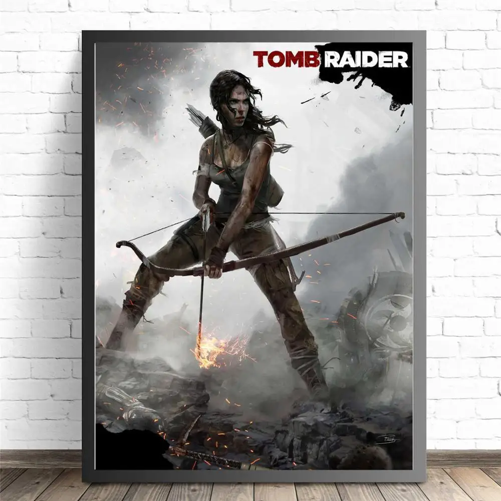 1 Rise Of The Tomb Raider Game Печать на холсте Современная живопись плакаты настенные художественные картины для украшения гостиной без рамки - Цвет: 1