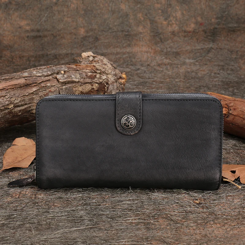 FCTOSSR винтажный высококачественный женский клатч кошелек из 2019 натуральной кожи