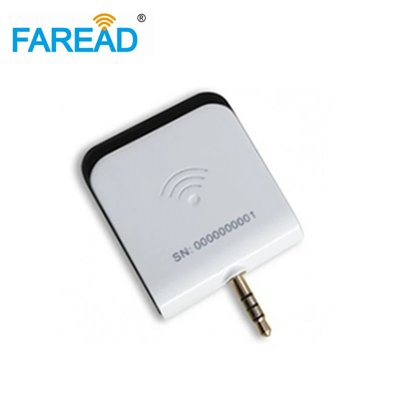 Аудио разъем UHF RFID портативный считыватель для ANDROID и IOS Бесплатная доставка|IC/ID