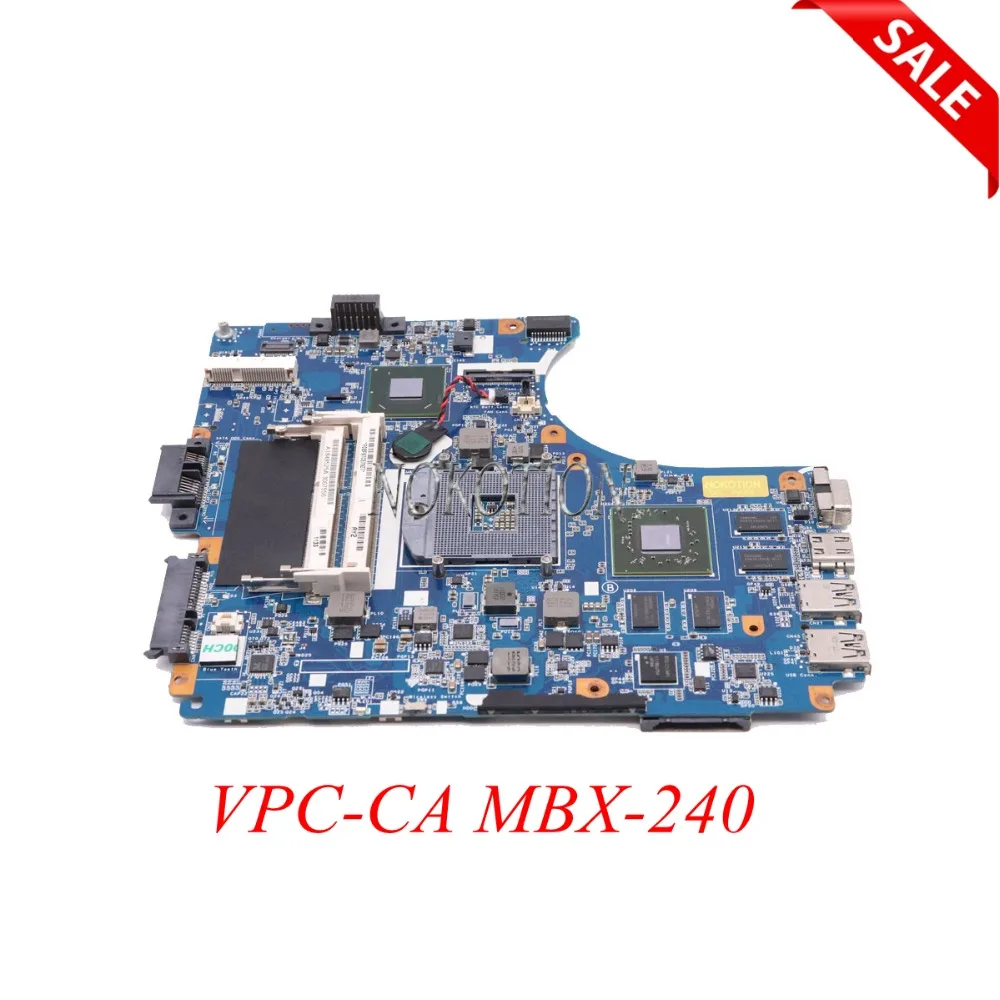 NOKOTION A1848525A 1P-0113200-8011 MBX-240 ноутбук Mothebroard для Sony VAIO VPCCA VPC-CA HM65 DDR3 HD6700M 1 ГБ основная плата