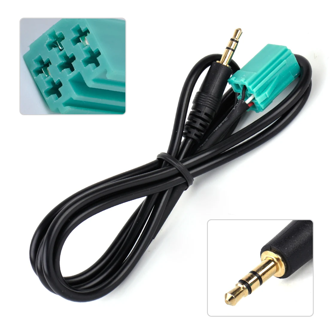 

beler Jack Aux Cable Auxiliary 3.5mm Input Adapter Audio Mp3 Interface fit for Renault Clio 2005 2006 2007 2008 2009 2010 2011