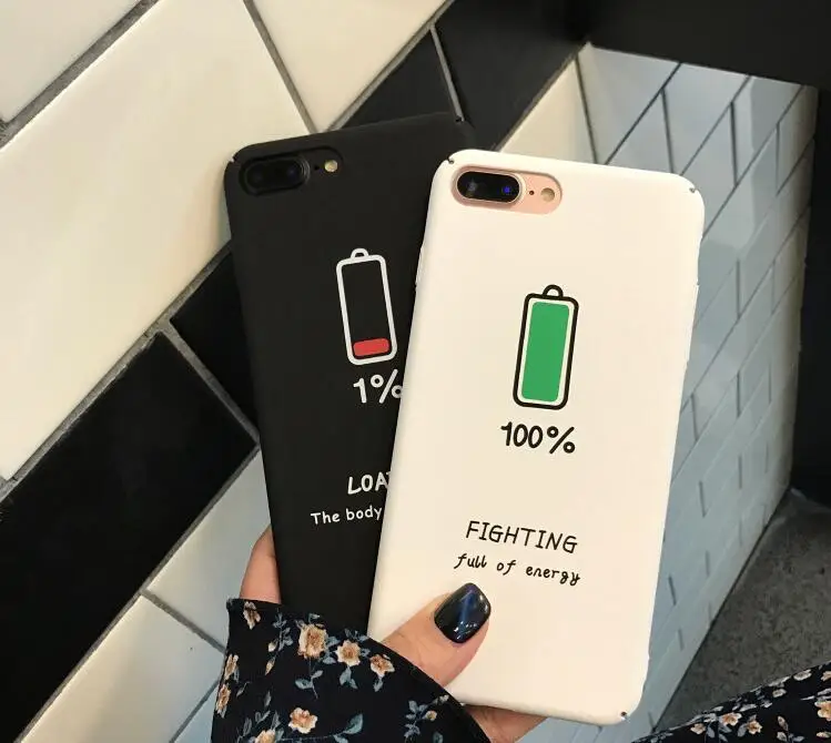 Для iphone 7 8X6 Чехол для Fundas iphone 6 S 6s чехол для iphone X XR XS Max 7 8 Plus чехол милый жесткий Художественный Черный чехол для пары
