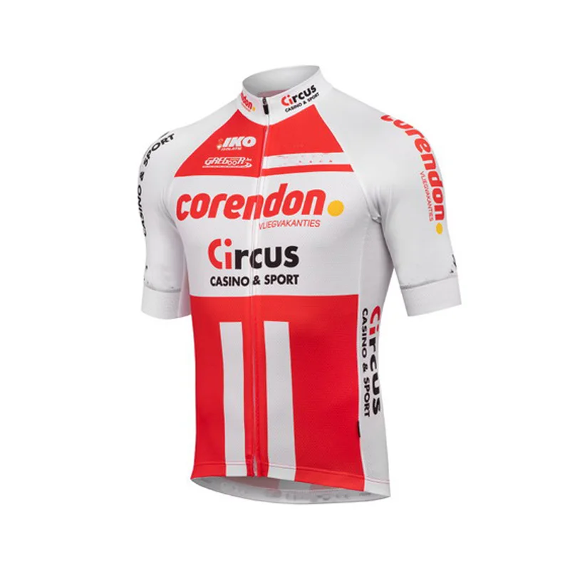 jersey02 CORENDON цирк команда 3 цвета только короткий рукав Велоспорт Джерси летняя одежда для велоспорта ROPA CICLISMO с POWER BAND Размер XS-4XL - Цвет: jersey02