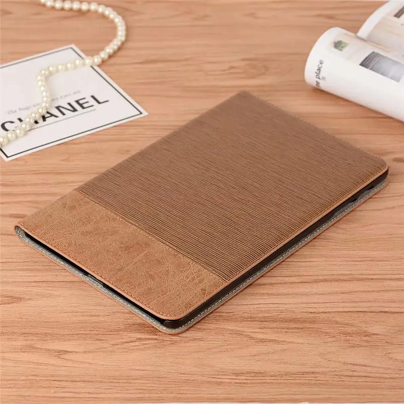Light Brown Деловой чехол для samsung galaxy tab a 10,1 T510 T515 из искусственной кожи, чехол для планшета samsung Tab A 10,1, чехол-подставка - Цвет: Light Brown