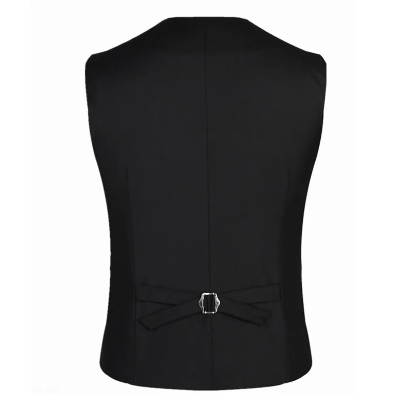 Для мужчин жилет Классический Формальное Бизнес Slim Fit костюм смокинг талии Homme