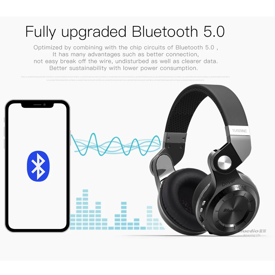 Bluedio T2+ 5,0 Bluetooth наушники koptelefoon стерео музыка auriculares беспроводная гарнитура для iphone samsung Xiaomi наушники