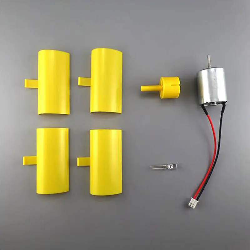 DC Micro Motor Small LED lights Wind Turbine Generator Blades | Компьютеры и офис