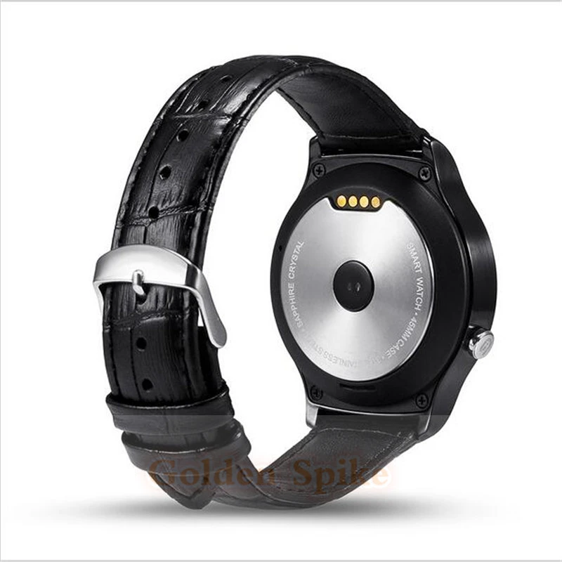 GW01 Bluetooth Smart часы IPS круглый Экран жизни Водонепроницаемый монитор сердечного