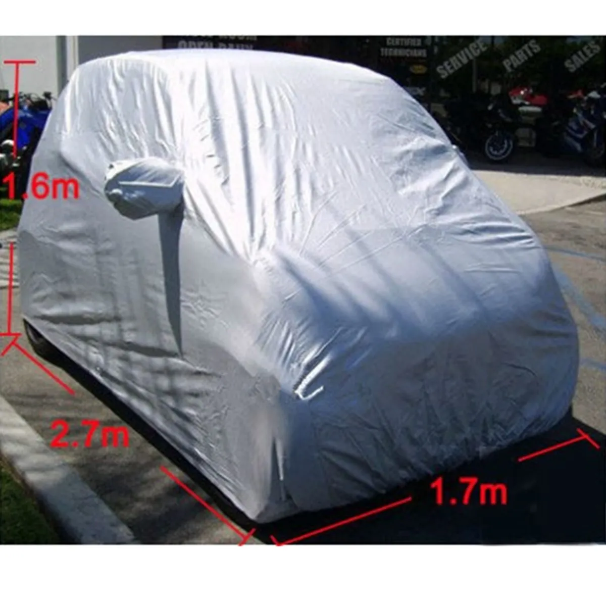 

Car Auto Body Sun Rain Dust Proof Waterproof Cover Shield For Benz Smart Fortwo