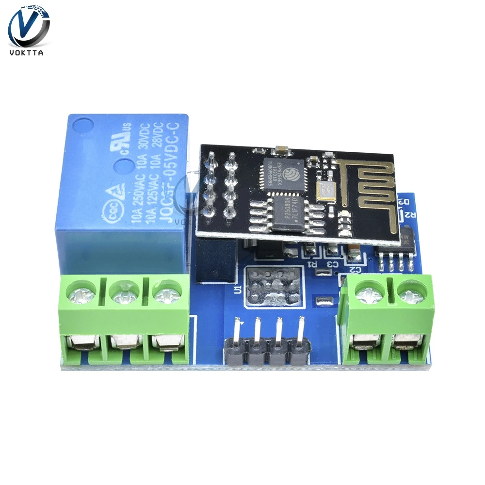 Реле Wi-Fi 5 в с чипом ESP8266 реле задержки таймера плата контроллера для домашней