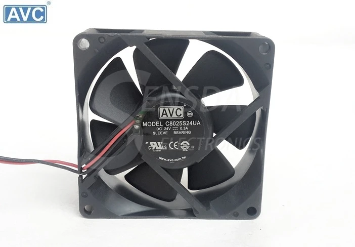 Оптовая продажа Для AVC c8025s24ua 24 В 0.3a инверторный вентилятор 8 см 8025 80x80x25 мм 80 мм|fan