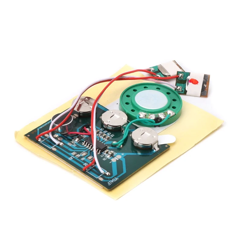 30S Double Button Voice Music Recordable Recorder Board for Greeting Card DIY | Электроника