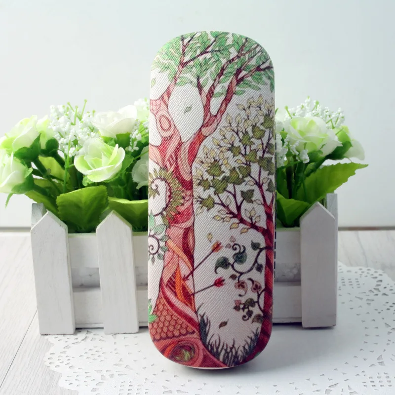 Liusventina модная летняя Secret Garden Сова кожаный солнцезащитные очки для женщин коробка для женских очков, Чехол для очков hign качество