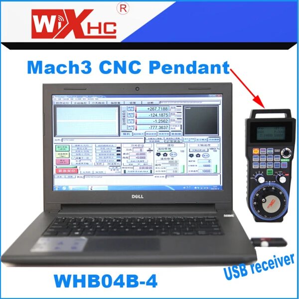 Фрезерный станок с ЧПУ/4 оси mach3 ручной подвеска USB маховик беспроводного пульта