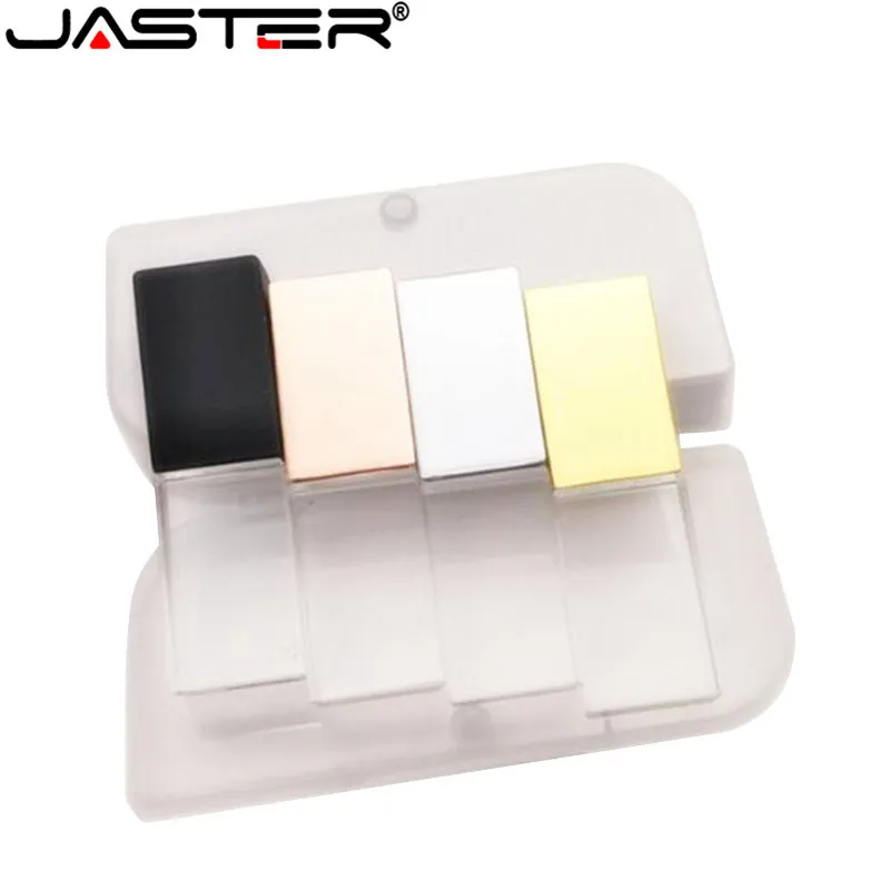 JASTER(10 шт. плата за логотип) пользовательский 3D внутренний логотип Кристальный USB 2,0 флэш-накопитель с коробкой