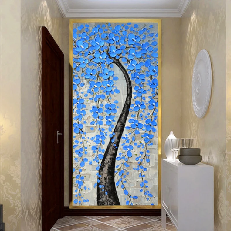 Diy Diamond Painting The Money Tree Of Happy Full Embroidery Decorated Living Room Mosaic Home Paintings A6213 | Дом и сад