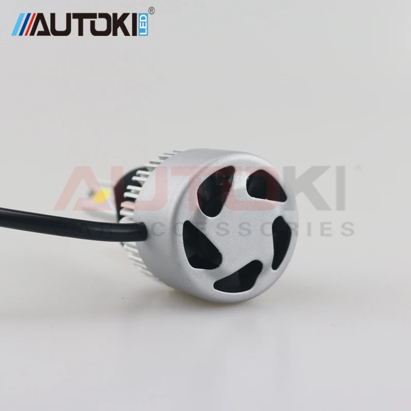 Autoki s2 H1 H3 H7 H4 H11 9005 9006 9007 светодиодный фонарь для фар 72 Вт 8000LM Авто налобный все в