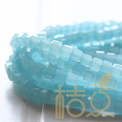 3 мм крошечный бежевый цвет покрытие квадратной формы кубический бисер Кристалл