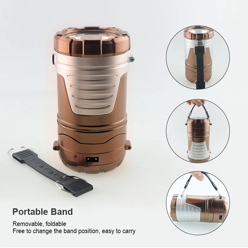 Перезаряжаемый портативный светодиодный фонарь для кемпинга ультра яркий