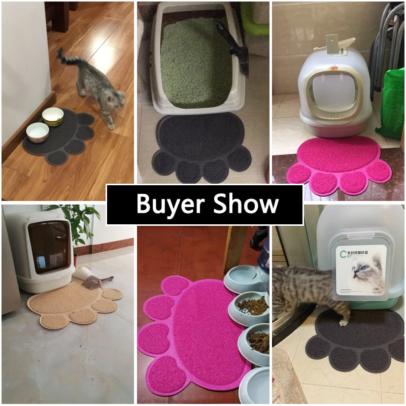 Коврик для кормления кошек и собак из ПВХ 6 мм|dog water mat|pvc dog pawcat mat cleaning |