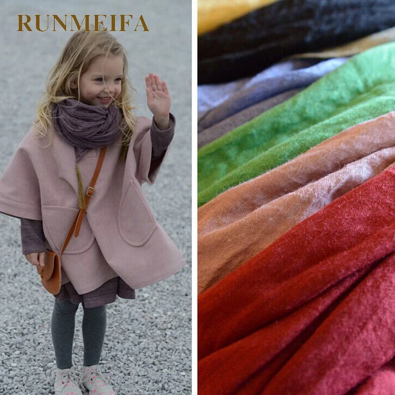 RUNMEIFA Лидер продаж осень/зима для женщин/детей шарфы сплошной хлопок теплый