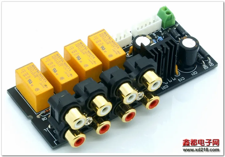 Nobsound последняя Quadraphonic 4-канальный стерео аудио селектор сигнала Усилитель распределительный щит