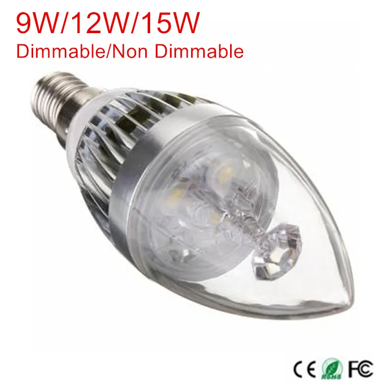 Светодиодная лампа E14 с регулируемой яркостью точечный светильник в виде свечи