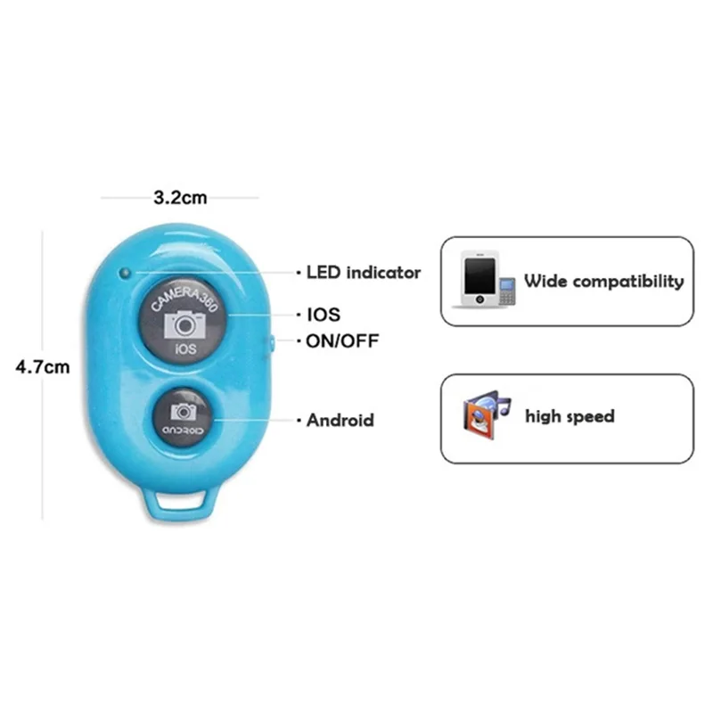 Bluetooth Автоспуск беспроводной мини пульт дистанционного управления сделать фото