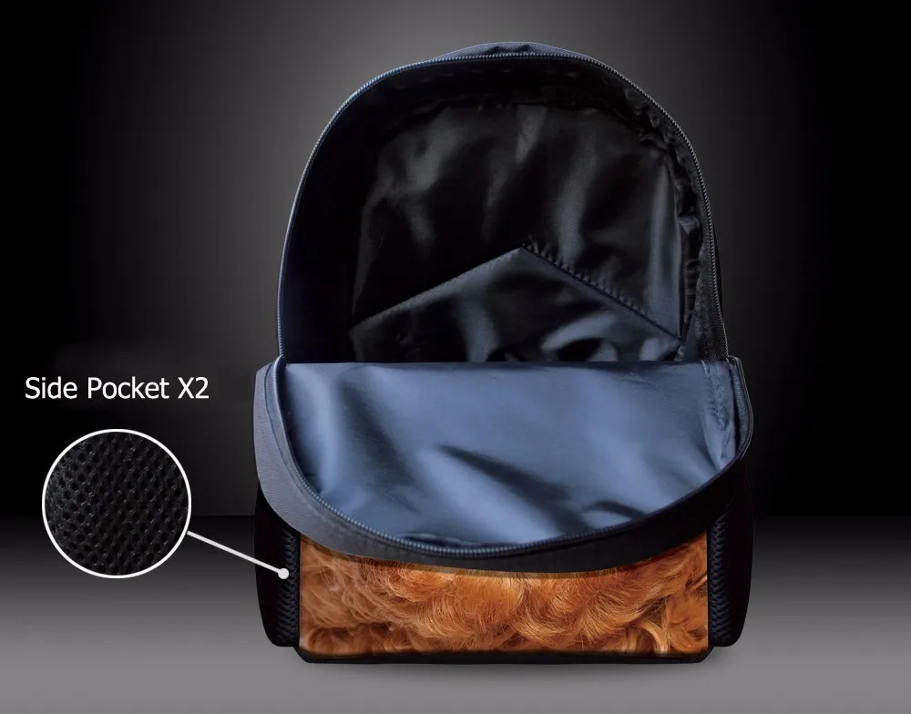 Школьные сумки с животными для детского сада изображением волка мопса собаки