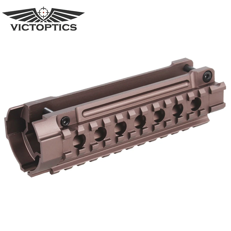 Victoptics H & K MP5 Tactical Triple Picatinny Rails Compact Handguard Mount System Bronze Color для Heckler Koch|Аксессуары