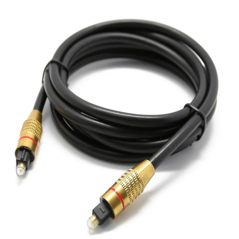Цифровой оптический аудио кабель Toslink 1 м 3 SPDIF коаксиальный для усилителей Blu-Ray