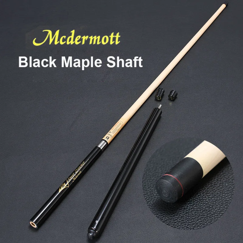 Black Maple Shaft McDermott пробойник прыжок кий 13 мм наконечник 144 см длина кленовый ясень опция красный синий черный Сделано в Китае - Color: Black Maple Shaft