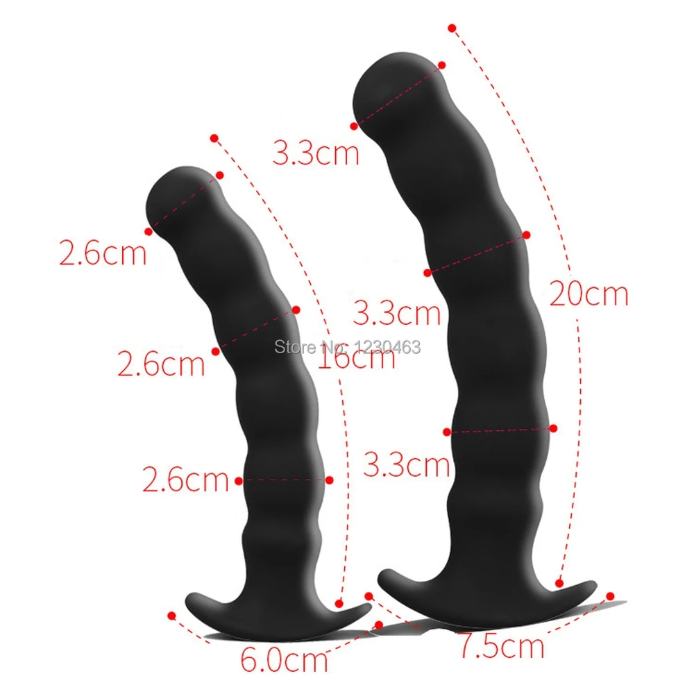 Силиконовая Анальная секс-игрушка Мужской Массажер для простаты мастурбации